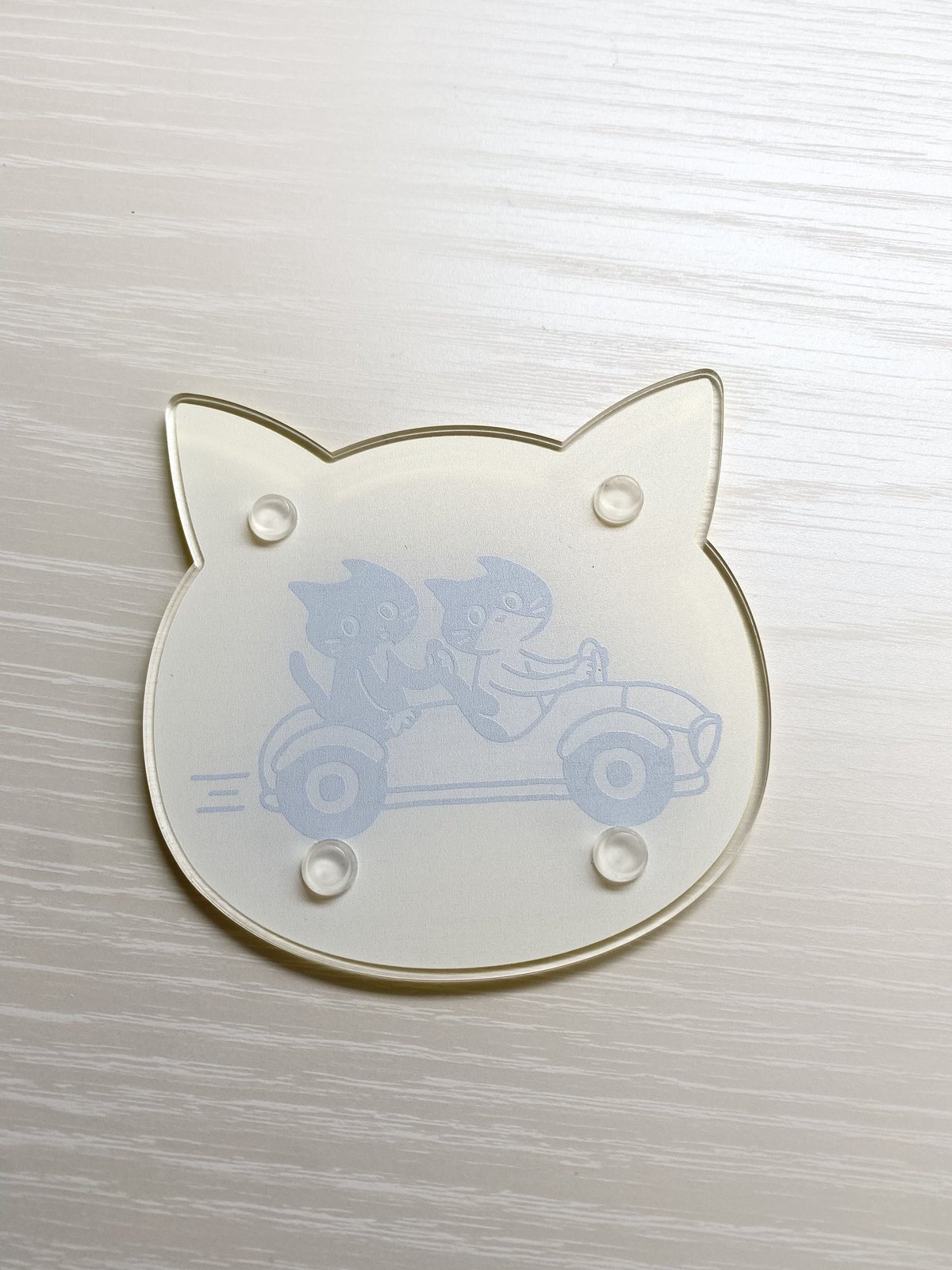アクリルコースター(イエロー) | maruore-store