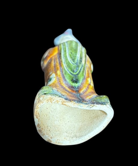 中国現地買入 唐時代 加彩婦女立桶 置物 中国雑貨 唐 古玩 オブジェ 古美術 骨董品 アンティーク