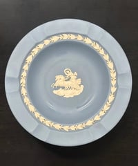WEDGWOOD ウェッジウッド ジャスパー ペールブルー 小皿 丸皿 飾り皿 英国 和食器 骨董品 アンティーク
