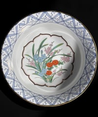 古伊万里 有田焼 幸山窯 菓子鉢 色絵 金彩 大鉢 取り皿 飾り皿 和食器 陶器 骨董品 アンティーク