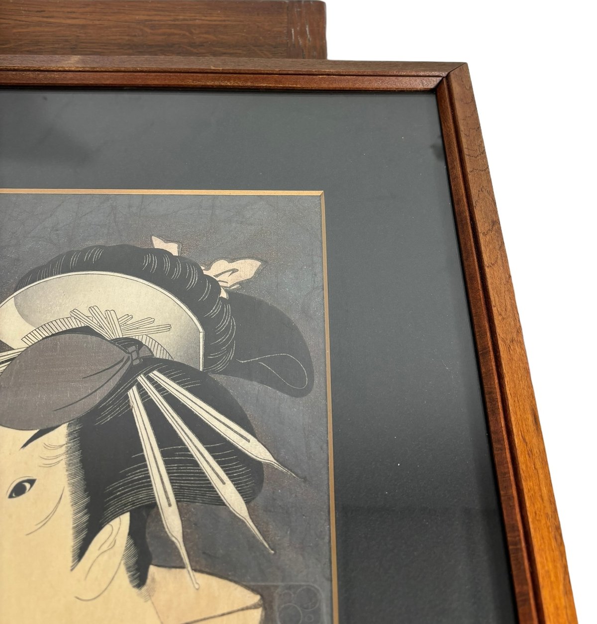 東洲斎写楽 木版画 額入り 浮世絵 版画 アート 美術品 装飾品 