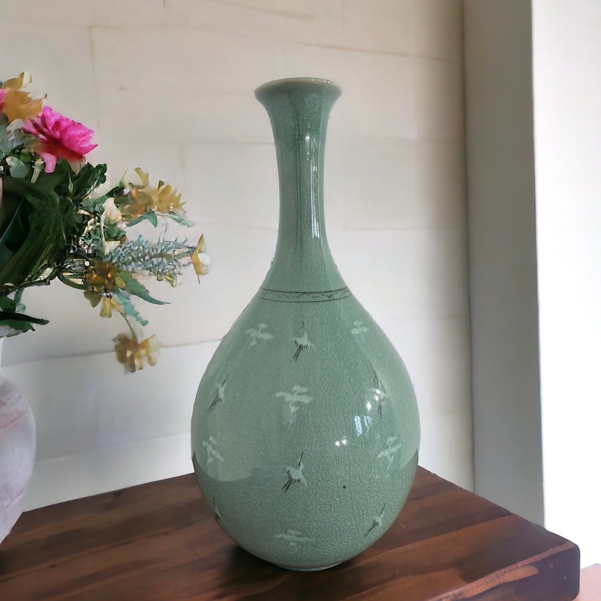 芸林陶芸 花瓶 高麗青磁 花入れ 花器 陶器 骨董品 | HORIDASHI市 芸林陶芸 花瓶 高麗青磁 花入れ 花器 陶器 骨董品 | HORIDASHI市