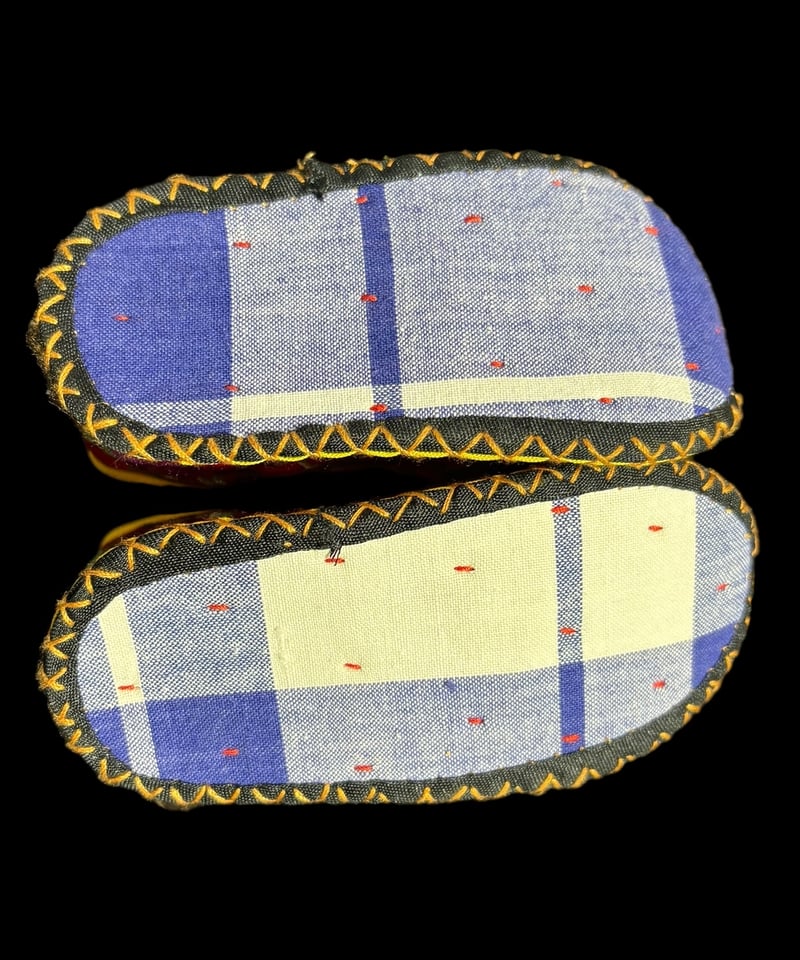纏足の靴 [レッド] 中国雑貨 布靴 子供靴 刺繍靴 靴 中国 布 刺繡