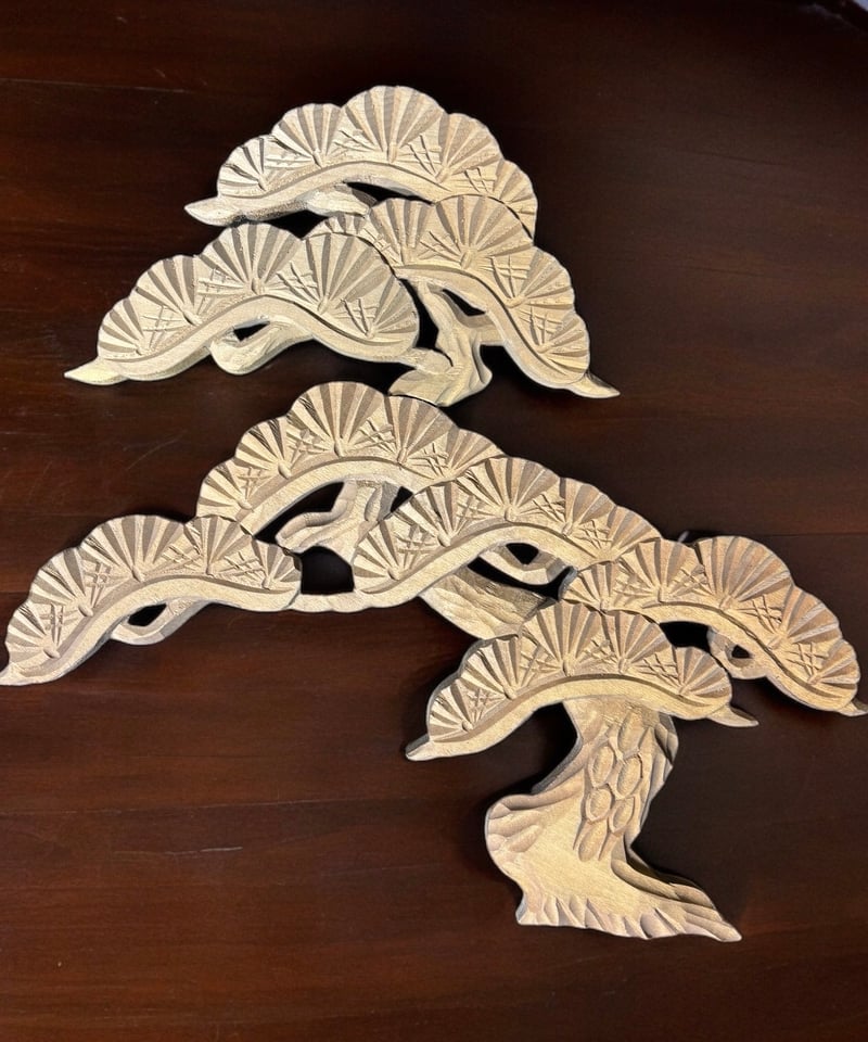 彫刻 松 山車 お宮 神興 欄間 書院 古民家建具等 彫刻パーツ 置物 飾り