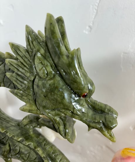 石龍置物 骨董品 辰年