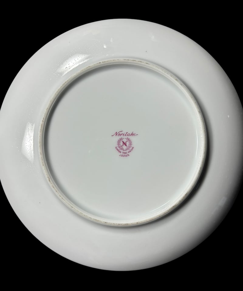 2客セット】Noritake ノリタケ 花柄 日本 平皿 丸皿 取り皿 飾り 2客セット】Noritake ノリタケ 花柄 日本 平皿 丸皿 取り皿 飾り
