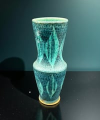 時代物 花瓶 緑釉 一輪挿し 壺 フラワーベース 花入れ 丸壺 花器 陶器 古美術 骨董品 アンティーク