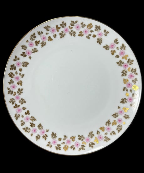 【2客セット】Noritake ノリタケ 花柄 日本 平皿 丸皿 取り皿 飾り皿 和食器 陶器 昭和 レトロ 骨董品 アンティーク