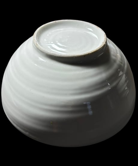 【3客セット】お椀 ホワイト 丼 ご飯 ラーメン 丸鉢 どんぶり 茶碗 鉢 器 陶器 和食器 骨董品 アンティーク