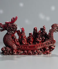 七福神 龍船 金運 大黒 恵比寿 布袋 弁財天 毘沙門天 福禄寿 開運 縁起物 商売繁盛 インテリア 置物 オブジェ 骨董品 アンティーク