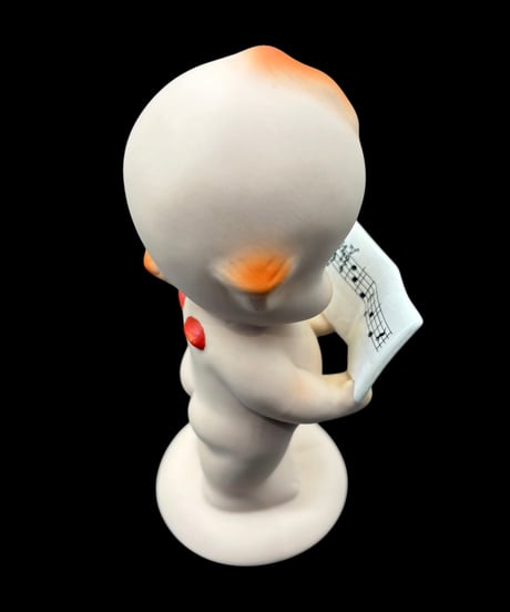 非売品 キューピー 人形 楽譜 赤羽 陶器 昭和 レトロ 工芸品 インテリア 骨董品 アンティーク