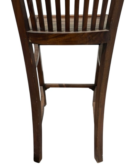 スピンドルバック ハイチェア ウッド 喫茶店 バーチェア カウンターチェア 一人掛け 椅子 チェア アンティーク