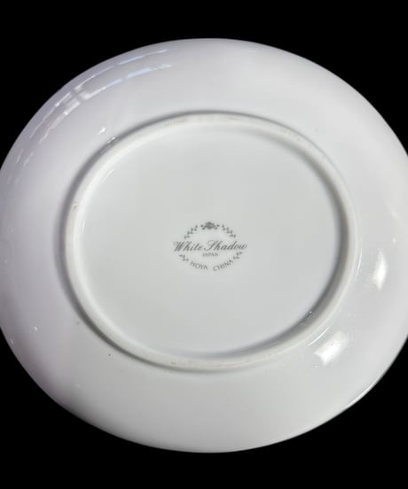【2客揃】 White Shadow JAPAN カップ&ソーサー フルーツ柄 HOYA CHINA マグカップ 紅茶 コーヒー カップ 茶器 昭和 レトロ アンティーク