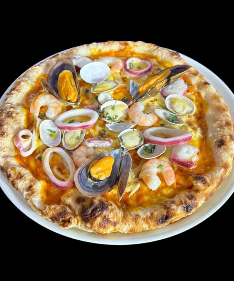 【食品サンプル】ペスカトーレ サンプル ピザ 食品 展示 装飾 イタリアン レストラン 店舗 インテリア
