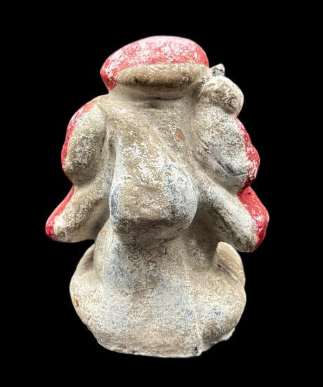大黒天 土人形 七福神 大黒様 縁起物 開運 縁起物 仏像 古美術 仏教美術 インテリア 置物 オブジェ 骨董品 アンティーク