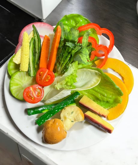 【食品サンプル】バーニャカウダ 洋食 サンプル サラダ 食品 展示 装飾 レストラン 店舗 インテリア