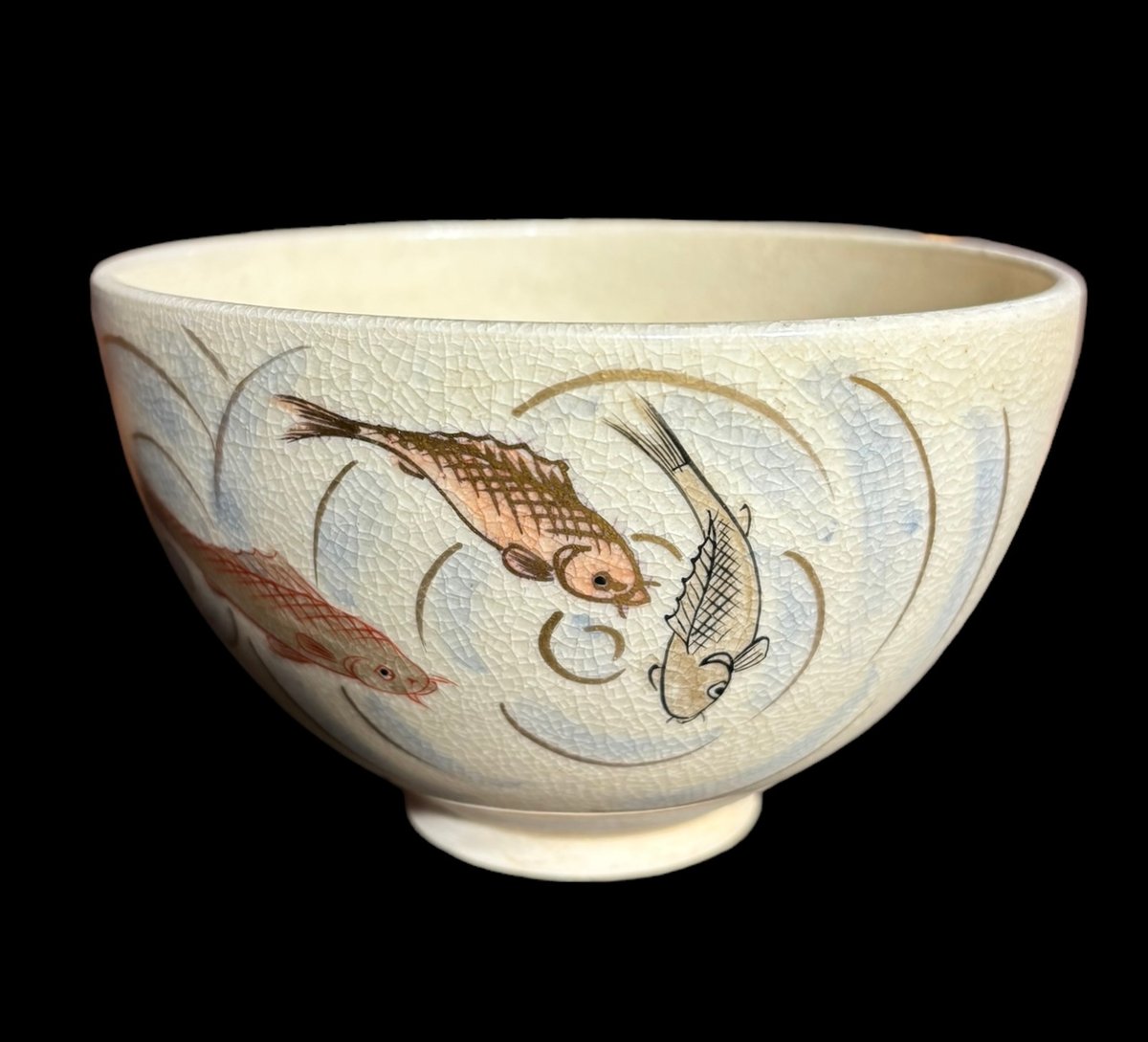 【骨董品】河本礫亭 白磁唐草紋 茶碗 m40616801319_1.jpg?1653969179