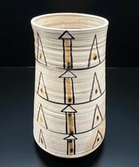 手描き 花瓶 壺 フラワーベース 花入れ 丸壺 花器 陶器 古美術 骨董品 アンティーク