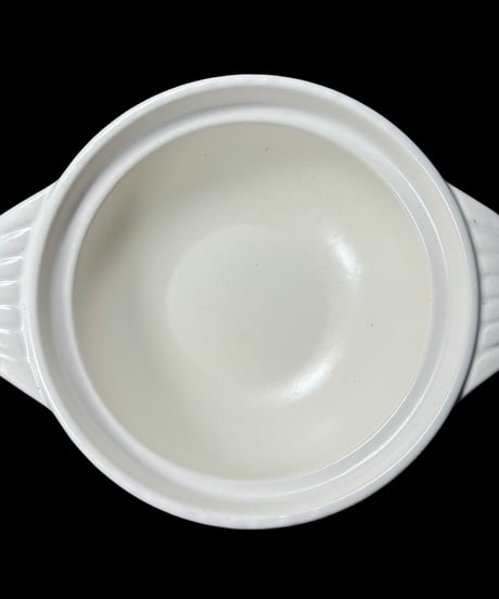 [新品未使用] 萬古焼 貫入 趣味の鍋 7号なべ 華月 大黒鍋 大黒窯 日本製 耐熱 鍋 土鍋 料亭 旅館 窯 和食器 骨董品