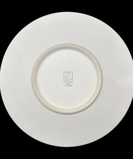 【2枚セット】 フランス Jars Vuelta ジャス ディナープレート ホワイトパール 大皿 プレート 取り皿 盛り皿 飾り皿 陶器 アンティーク