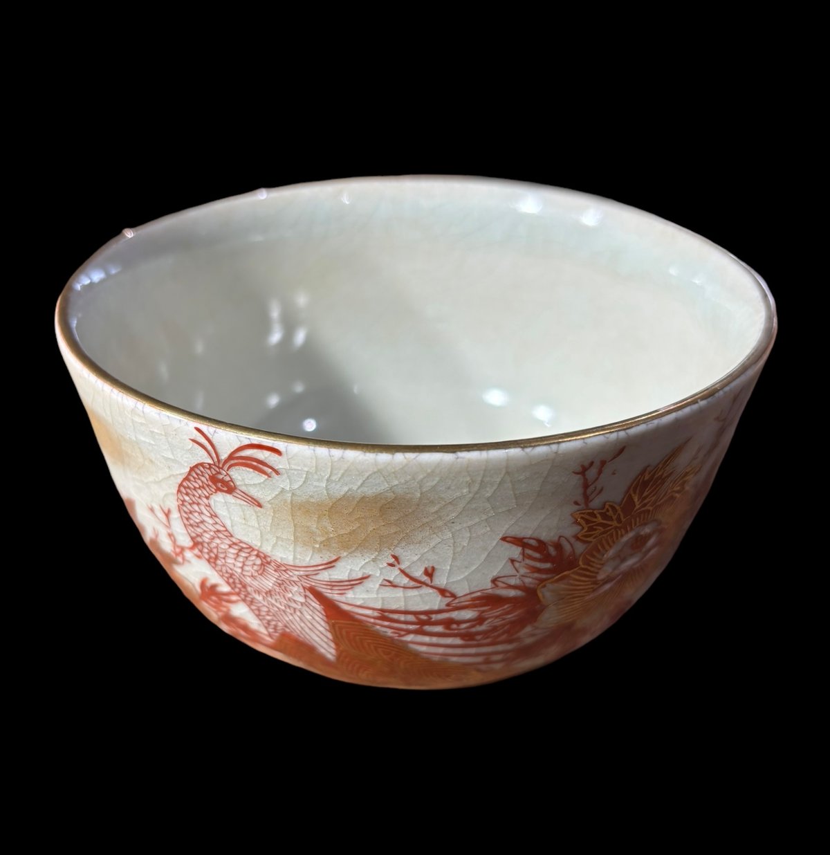 九谷焼邦泉金彩花鳥図煎茶器茶具