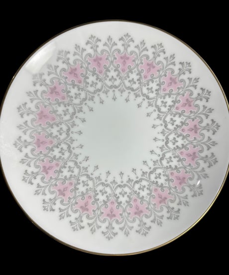 【6客揃】Noritake ROME カップ&ソーサー ピンク ノリタケ 日本陶器会社 マグカップ 紅茶 コーヒー カップ 器 茶器 昭和 レトロ アンティーク