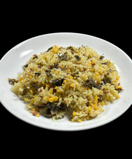 【食品サンプル】高菜ひき肉チャーハン 洋食 サンプル サラダ 食品 展示 装飾 レストラン 店舗 インテリア