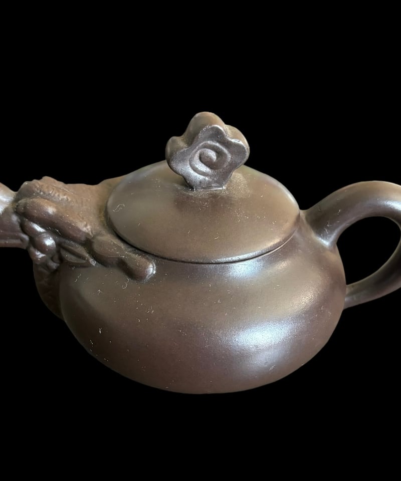 紫砂　急須　茶器　置物 楽天市場】四方龍鳳壺 460ml 中国茶器 紫砂風茶壺 急須 : 天香茶行