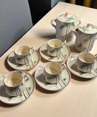 大清康熙年製 色絵【龍 雲 花 草】大皿 丸皿 中国美術 盛り皿 飾り皿