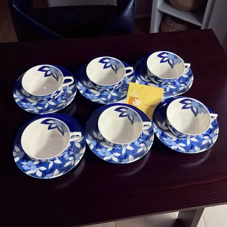 【6客揃】Noritake カップ&ソーサー ノリタケ スタジオコレクション マグカップ 紅茶 コーヒー カップ 器 茶器 昭和 レトロ 骨董品 アンティーク