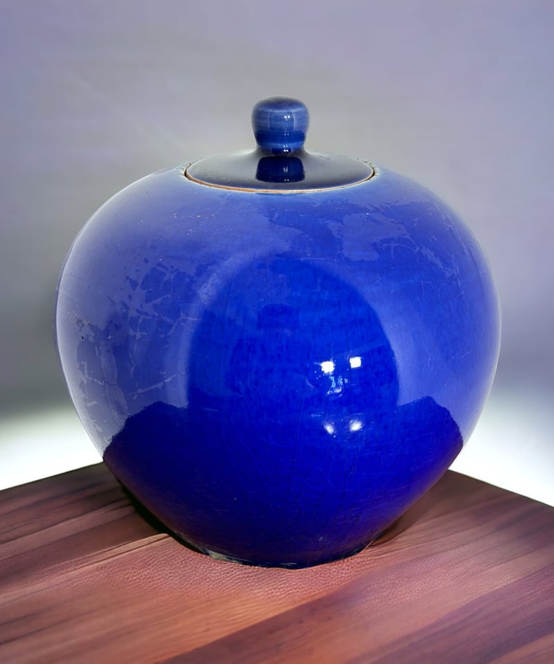 置物(蓋付き壺) 中国雑貨 花瓶 骨董品 | HORIDASHI市