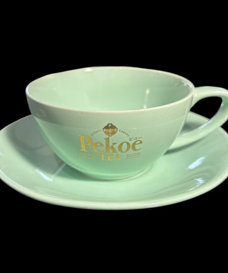【6客揃】 Pekoe TEA カップ&ソーサー ピコー マグカップ 紅茶 コーヒー カップ 茶器 昭和 レトロ アンティーク