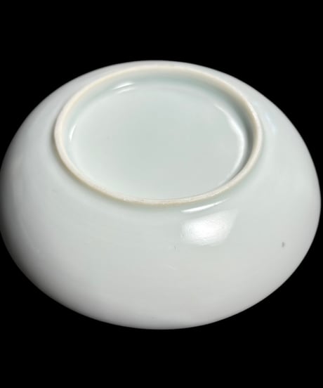 【2客セット】色絵 丸皿 [稲 鶴] 時代物 小皿 取り皿 盛り皿 飾り皿 レトロ 昭和初期 和食器 骨董品 アンティーク