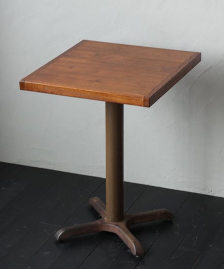 オークテーブル 鉄脚 インテリア 家具 OAK TABLE w/VINTAGE IRON LEG