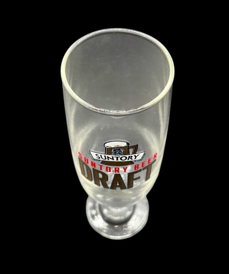 【2客セット】 サントリー ドラフト ピルスナーグラス ビール ビアグラス ガラス コップ 昭和 レトロ 雑貨 アンティーク