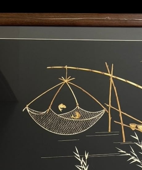 中国現地買入 切り絵 貼り絵 中国 釣り絵 風景 額 版画 アート イラスト 美術品 中国雑貨 コレクション 骨董品 アンティーク