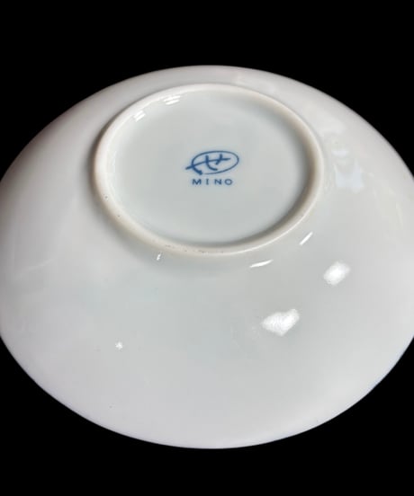 美濃焼 太唐草 鳴門唐草 MINO 丸皿 小皿 取り皿 飾り皿 和食器 伊万里 陶器 骨董品 アンティーク