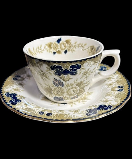【6客揃】NIKKO ダブルフェニックス カップ&ソーサー 花柄 マグカップ 紅茶 コーヒー カップ 器 茶器 昭和 レトロ アンティーク