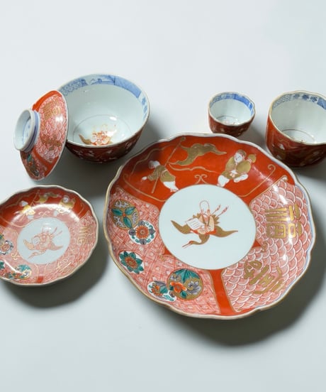 中国美術 大鉢 器 有間居監製 陶磁器 骨董品 レトロ コレクション 鉢｜アンティーク伊万里・色絵・染付など飾って美しく使って便利な中鉢