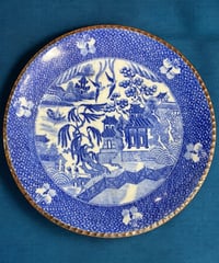 大皿 (梅・松) 陶器 骨董品 | HORIDASHI市
