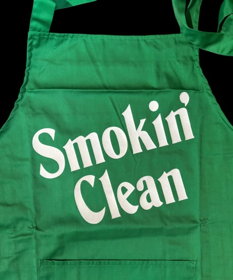 Smokin'Clean エプロン JT 日本たばこ産業 雑貨 店舗装飾 インテリア レトロ アンティーク ヴィンテージ