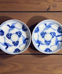 希少!!】九谷造 なます皿 色絵 金彩 [松竹梅鳥文風景窓絵 粉彩人物絵