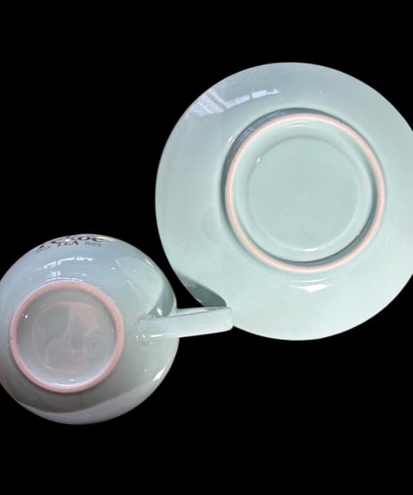 【6客揃】 Pekoe TEA カップ&ソーサー ピコー マグカップ 紅茶 コーヒー カップ 茶器 昭和 レトロ アンティーク