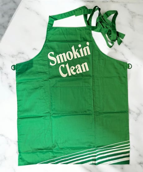 Smokin'Clean エプロン JT 日本たばこ産業 雑貨 店舗装飾 インテリア レトロ アンティーク ヴィンテージ