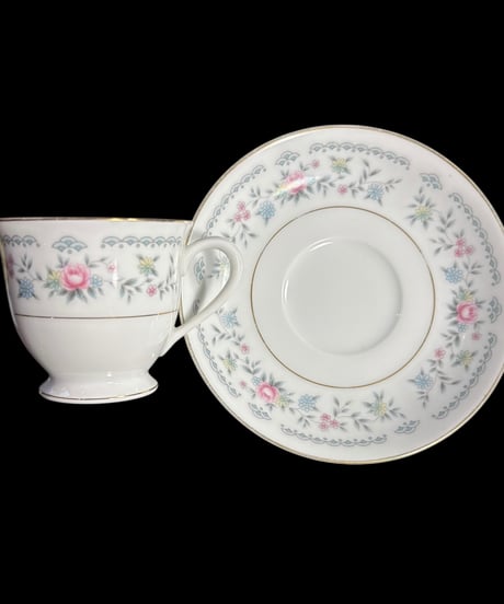 【4客揃】オールドノリタケ カップ&ソーサー 花柄 ノリタケ 日本陶器会社 マグカップ 紅茶 コーヒー カップ 茶器 昭和 レトロ アンティーク
