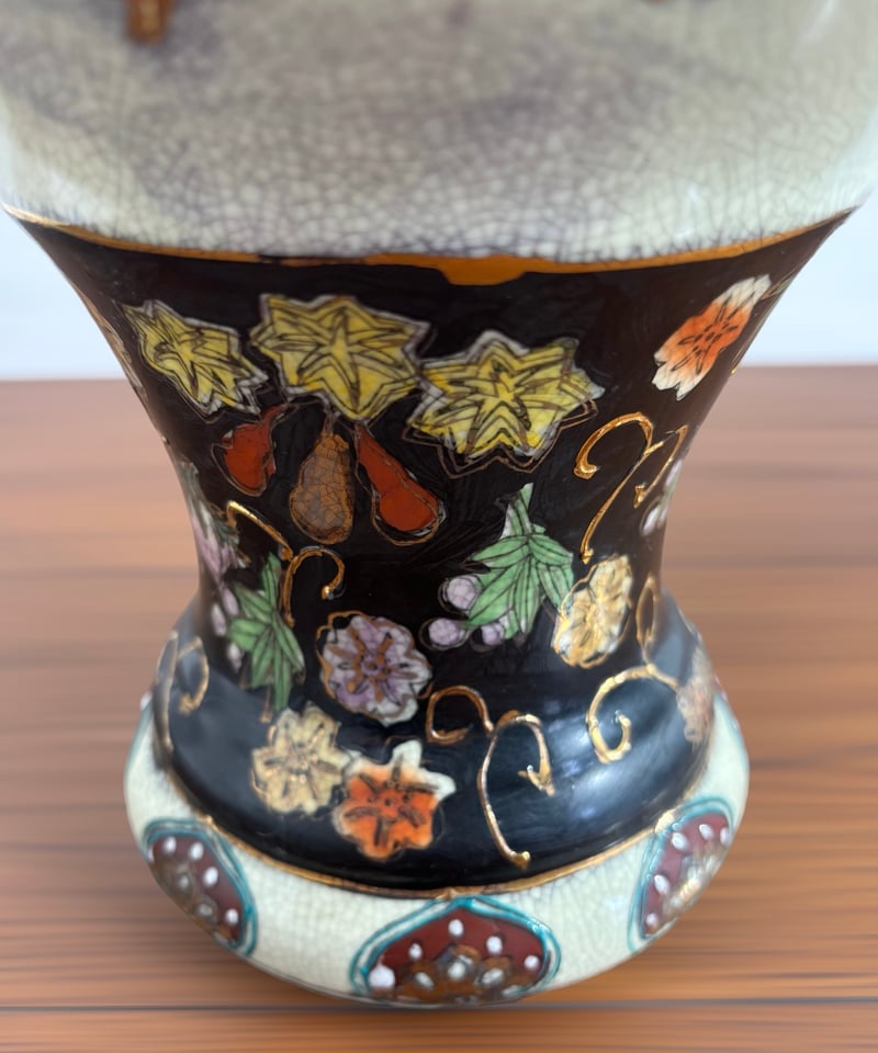 七宝焼花瓶 (七宝焼 花瓶 7号玉型 赤透龍 商品詳細|七宝焼き 七宝焼花瓶 (七宝焼 花瓶 7号玉型 赤透龍 商品詳細|七宝焼き