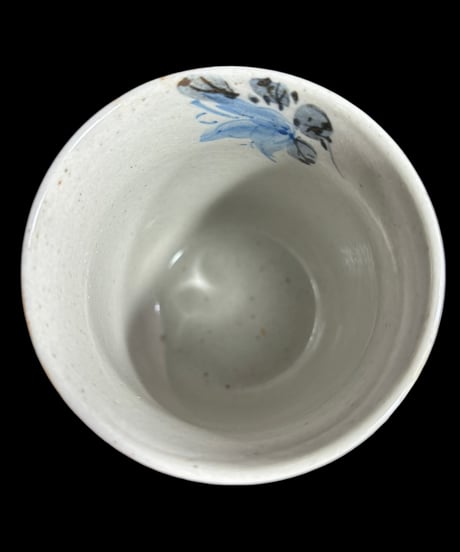 【2客セット】九谷焼 星香 染付 向付 湯呑み 茶器 茶碗 茶道具 器 陶器 骨董品