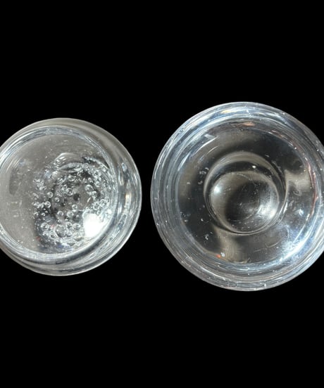 ガラスボウル 器 クリアガラス グラス アイスクリーム デザート 小鉢 洋食器 和食器 昭和 レトロ アンティーク