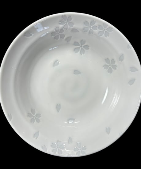 【5客セット】美濃焼 風花 丸皿 桜 取り皿 盛り皿 飾り皿 和食器 骨董品 アンティーク