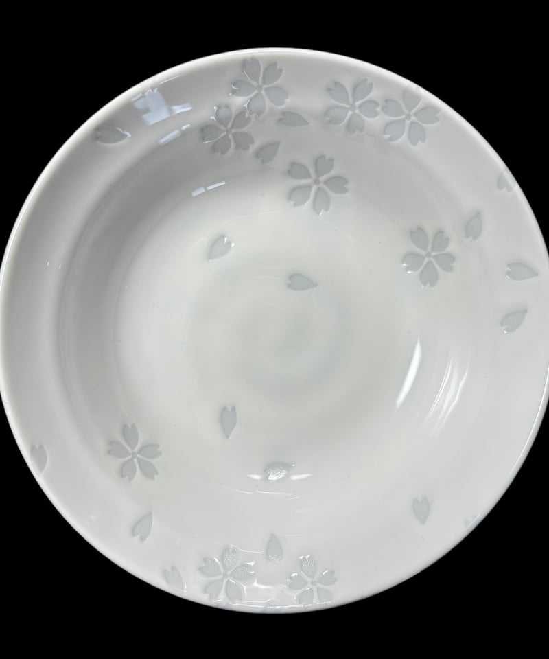 新品未使用 ✨ 美術品 陶磁器　菓子皿　盛り皿　工芸品 5客セット】美濃焼 風花 丸皿 桜 取り皿 盛り皿 飾り皿 和食器